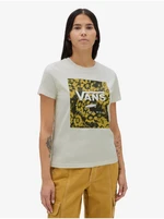 Beige women's T-shirt VANS Warped Floral - Women