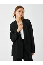 Koton Oversized Double Breasted Blazer Jacket