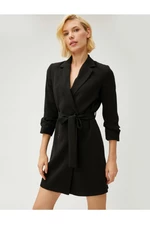 Koton Jacket Dress Double-breasted Buttoned Belted