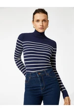 Koton Ribbed Turtleneck Sweater