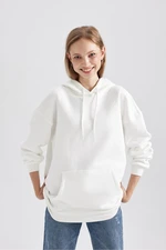 DEFACTO Oversize Fit Long Sleeve Sweatshirt