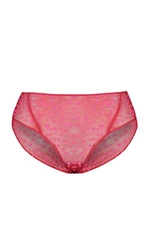 Trendyol Curve Red Heart Mesh Plus Size Panties