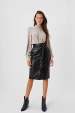 Artificial leather skirt