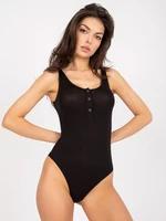 Basic black viscose body