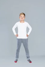 Tomi Long Sleeve T-Shirt for Boys - White