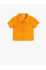 Koton Polo Neck T-Shirt Short Sleeved Cotton