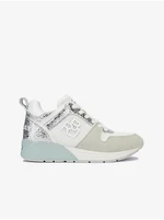 Women's Sneakers in White-Silver Replay - Womens