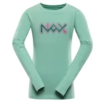 Kids cotton T-shirt nax NAX PRALANO aloe green