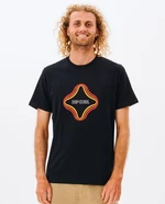 T-Shirt Rip Curl SURF REVIVAL VIBRATIONS TEE Black