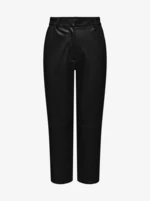 Black Leatherette Pants ONLY Idina - Women