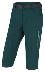 Women's 3/4 trousers HUSKY Klery L dk. putting green