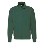 Green Men's Sweatshirt Lightweight Sweat Jacket Fruit of the Loom