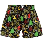 Black men's patterned shorts by Represent