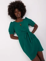 Dress-LK-SK-508622.06P-dark green