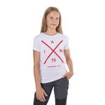 White girls' T-shirt with print SAM 73