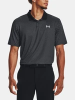 Under Armour Tričko UA Perf 3.0 Printed Polo-BLK - Pánské