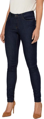 Vero Moda Dámské džíny VMSEVEN Skinny fit 10183948 Dark Blue Denim S/30