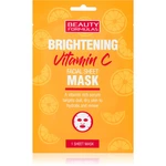 Beauty Formulas Vitamin C rozjasňující plátýnková maska s vitaminem C 1 ks