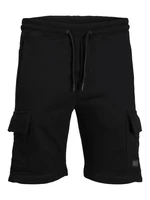 Jack&Jones Pánské kraťasy JPSTCLASSIC Comfort Fit 12230287 Black S