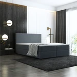 Box spring postel Bodie 140x200 cm grafit