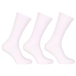 3PACK Socks Nedeto High Bamboo White