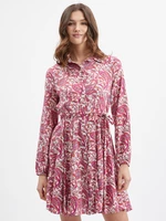 Košeľové šaty pre ženy ORSAY - ružová, biela, oranžová