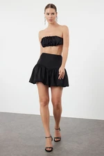 Trendyol Black Woven Poplin Balloon Skirt