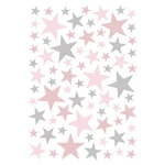 Zestaw naklejek dziecięcych 74 szt. 30x42 cm Stars – Lilipinso
