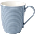 Biało-niebieski porcelanowy kubek Villeroy & Boch Like Color Loop, 350 ml