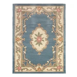 Niebieski wełniany dywan Flair Rugs Aubusson, 120x180 cm