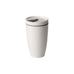 Biały porcelanowy kubek podróżny Villeroy & Boch Like To Go, 350 ml