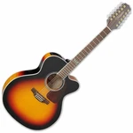 Takamine GJ72CE-12 Brown Sunburst Guitarra electroacústica de 12 cuerdas