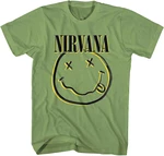 Nirvana Camiseta de manga corta Inverse Smiley Verde XL