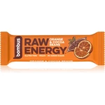 Bombus Raw Energy ovocná tyčinka príchuť Orange & Cocoa Beans 50 g
