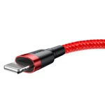 Datový kabel Baseus Cafule Cable USB pro Lightning 1.5A 2M, červená