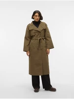 Khaki Women's Trench Coat Vero Moda Taylor - Women's