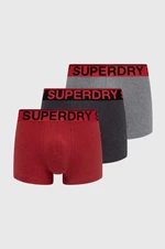 Boxerky Superdry 3-pack pánské