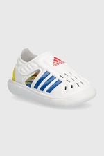 Dětské boty do vody adidas WATER SANDAL I bílá barva