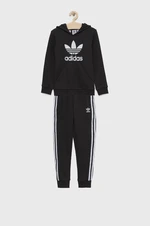 Dětská tepláková souprava adidas Originals H25253 černá barva