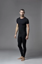 Dagi Men's Black Crew Neck Short Sleeve Top Thermal Underwear