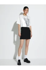 Koton Mini Pencil Skirt Normal Waist