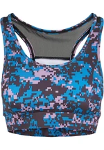 Women's Tech Mesh Bra Digital Duskviolet Camo