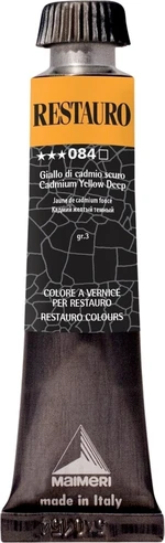 Maimeri Varnish Restauro Pintura de restauración Cadmium Yellow Deep 084 20 ml 1 pieza