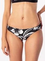 Fehér-fekete női virágos bikini alsó rip curl