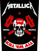 Metallica Metal Militia Aufnäher zum Aufnähen