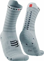 Compressport Pro Racing V4.0 Ultralight Run High White/Alloy T3 Chaussettes de course