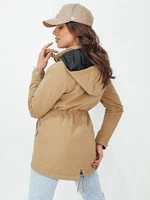 Women's ELINA jacket, dark beige, Dstreet