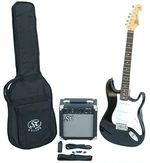 SX SE1 Black E-Gitarre