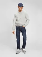 Tmavomodré dámske slim fit džínsy GAP