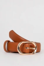 DEFACTO Women's Faux Leather Classic Belt